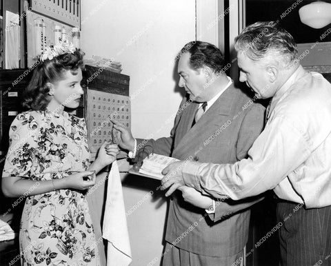 crp-16307 1944 Edward Arnold, Dorothy Morris, LAPD Lt Leland V Jones film Main Street After Dark crp-16307