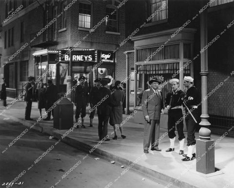 crp-16315 1944 Edward Arnold and cast film Main Street After Dark crp-16315