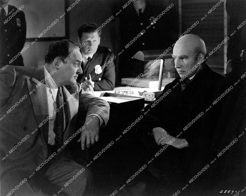crp-16323 1944 Edward Arnold, Hume Cronyn film Main Street After Dark crp-16323