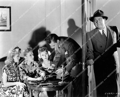 crp-16327 1944 Audrey Totter, Selena Royle, Dorothy Morris, Edward Arnold, Tom Trout film Main Street After Dark crp-16327