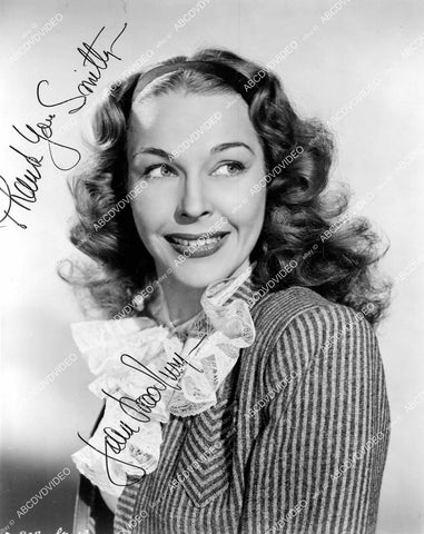 crp-16394 1970's Joan Woodbury portrait w genuine autograph crp-16394
