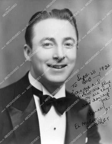 crp-16409 1934 radio star? Barney Potts portrait w genuine autograph crp-16409