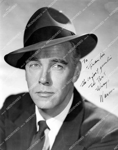 crp-16464 1940's Warner Anderson portrait w genuine autograph to Frankie Darro crp-16464