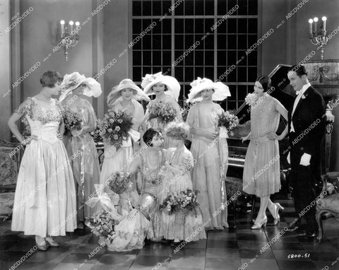 crp-16726 1927 Marie Prevost, Harrison Ford, Constance Howard & bridesmaids silent film Night Bride crp-16726