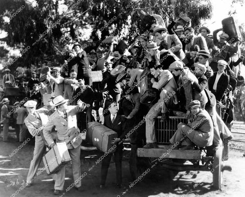 crp-16811 1927 Karl Dane, George K Arthur, Lincoln Stedman, Gene Stone, Louise Lorraine silent film Rookies crp-16811