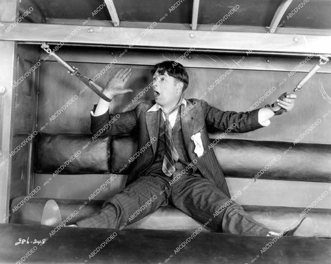 crp-16827 1927 George K Arthur in the paddy wagon silent film Rookies crp-16827