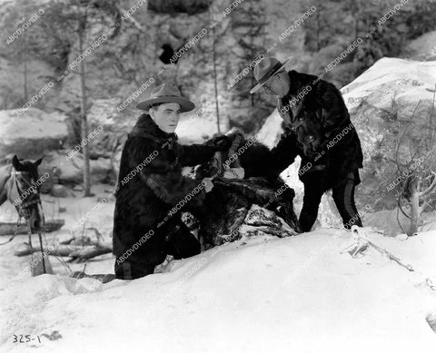 crp-16952 1928 Harry Carey RCMP officers MGM foreign silent film Rose-Marie crp-16952