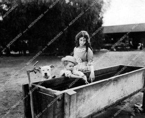 crp-17041 1921 B Reeves Eason Jr, Gertrude Olmstead w dog silent film The Big Adventure crp-17041