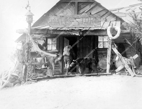 crp-17121 1926 general store set MGM silent film The Barrier crp-17121