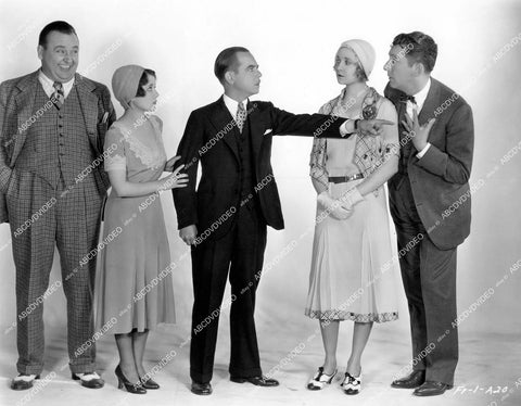 crp-17134 1931 Lorin Raker, Una Merkel, Bert Roach, El Brendel, Sidney Fox film 6 Cylinder Love crp-17134