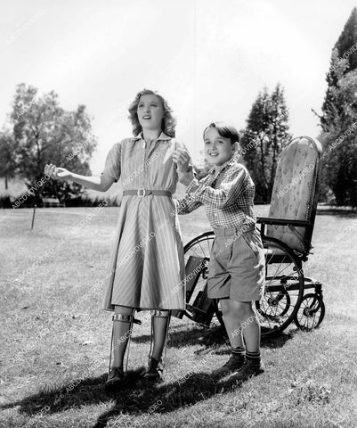 crp-17165 1940 child stars Billy Lee, Edith Fellows film Nobody's Children crp-17165