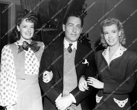 crp-17276 1941 producer Robert Sparks & wife Penny Singleton & Kay Harris film Tillie the Toiler crp-17276