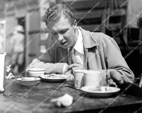 crp-17304 1941 producer Robert C Sherwood has breakfast on set film Adam Had Four Sons crp-17304