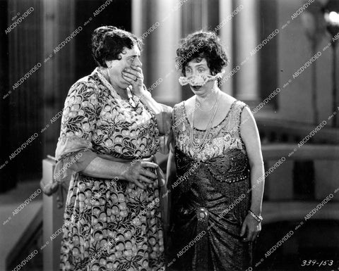 crp-17425 1928 Marie Dressler, Polly Moran silent film Bringing Up Father crp-17425