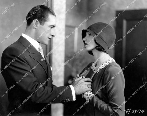 crp-17728 1929 Lia Tora, Ivan Lebedeff silent film The Veiled Woman crp-17728