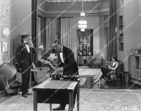crp-17745 1929 Lia Tora and actors silent film The Veiled Woman crp-17745