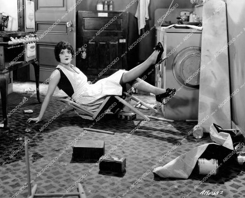 crp-17945 1928 Madge Bellamy takes a spill in kitchen silent film The Play Girl crp-17945
