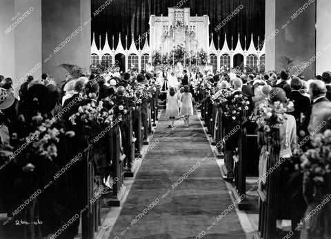 crp-17966 1926 Antonio Moreno, Pauline Starke, Lilyan Tashman, Sam De Grasse wedding sequence silent film Love's Blindness crp-17966