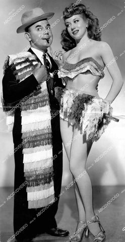 crp-18208 1946 Jimmy Savo w sexy dancer Ruth Walton in skimpy bikini for live stage show at Florentine Gardens crp-18208