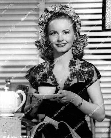 crp-18500 1944 Janet Blair & a cup of tea film Once Upon a Time crp-18500