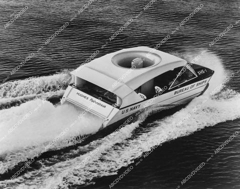 crp-01861 1960 speedboat Hughes Tool Co Aircraft Division Hydrostreak for US Navy Bureau of Ships crp-01861
