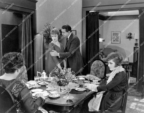 crp-18636 1920 Ethel Clayton, Charles Meredith or Monte Blue, Anna Q Nilsson, Lucille Ward silent film The Thirteenth Commandment crp-18636