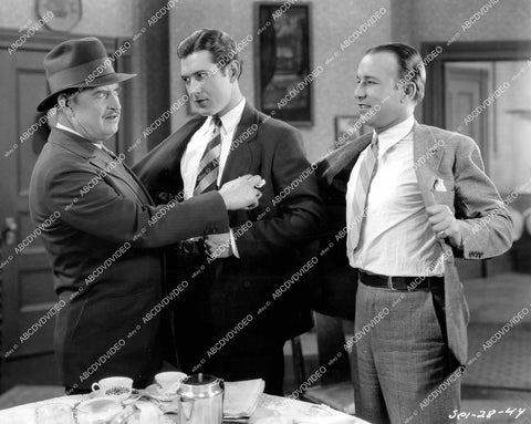 crp-18774 1928 Clarence Burton, Johnny Mack Brown, Robert Armstrong silent film Square Crooks crp-18774