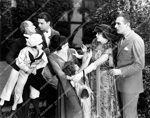 crp-18885 1923 Helene Chadwick, Robert DeVibiss, Virginia Loomis, George Walsh, Lew Cody Carmel Myers silent film Reno crp-18885