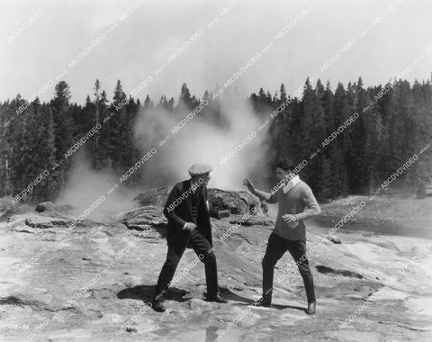 crp-18896 1923 Helene Chadwick, George Walsh vacation at Yellowstone National Park silent film Reno crp-18896