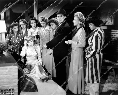 crp-18987 1944 Shirley Mills, Nina Foch, Jinx Falkenburg, Marcia Mae Jones, Evelyn Keyes, William Demarest, Ann Harding, Jeff Donnell, Lynn Merrick film Nine Girls crp-18987