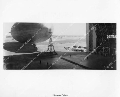 crp-00192 the dirigible coming into the docking hangar film The Hindenburg crp-00192