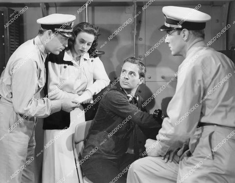 crp-01954 1942 John Howard, Marguerite Chapman, Larry Parks, Bruce Bennett film Submarine Raider crp-01954
