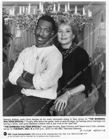 crp-01997 1987 Barbara walters interviews Eddie Murphy in his New Jersey refurbished mansion crp-01997
