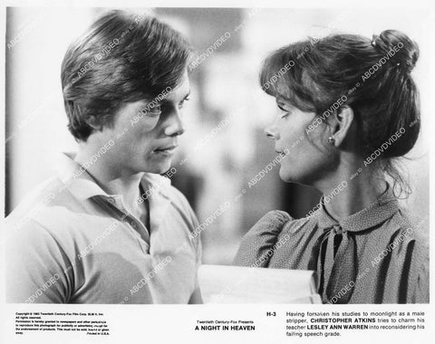 crp-02005 1983 Lesley Ann Warren, Christopher Atkins film A Night in Heaven crp-02005