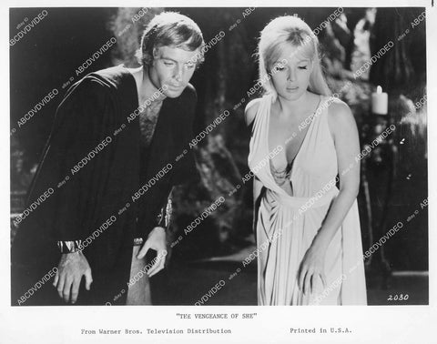 crp-00204 1968 John Richardson beautiful Olga Schoberova film The Vengeance of She crp-00204