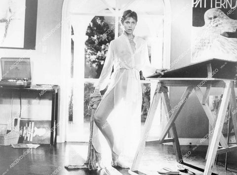 crp-02060 1980 sexy Cindy Pickett in a very sheer & see-through nightgown film Night Games crp-02060