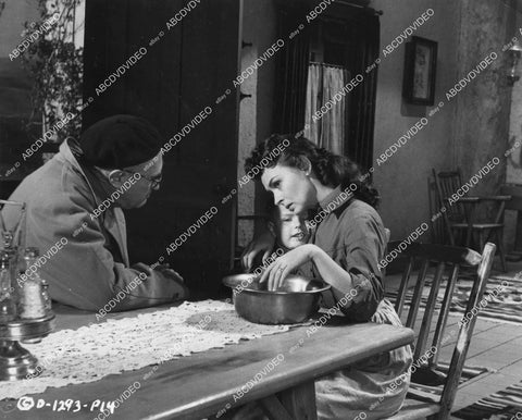 crp-02073 1954 director Al Werker w Donna Reed on set film Three Hours to Kill crp-02073