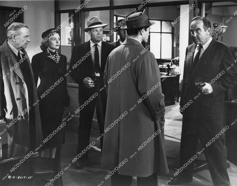 crp-02122 1951 John Derek, Griff Barnett, Broderick Crawford, Donna Reed film Scandal Sheet crp-02122