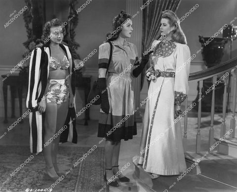 crp-02349 1944 Evelyn Keyes, Jinx Falkenburg, Anita Louise film Nine Girls crp-02349