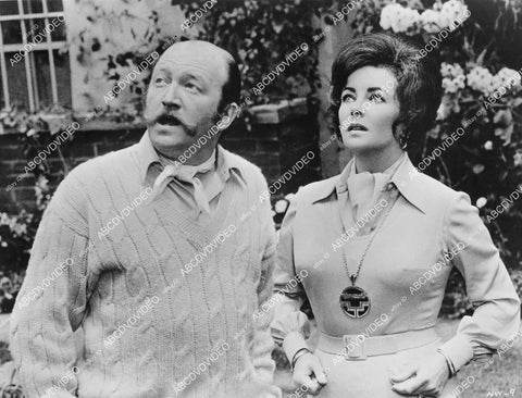 crp-02376 1973 Robert Lang, Elizabeth Taylor film Night Watch crp-02376