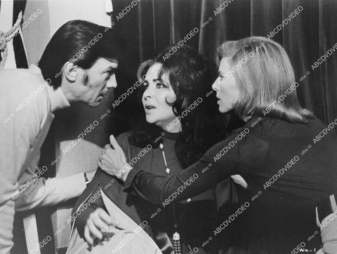 crp-02390 1973 Laurence Harvey, Elizabeth Taylor, Billie Whitelaw film Night Watch crp-02390