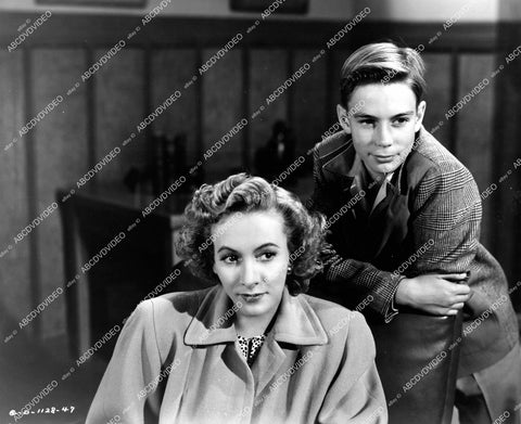 crp-24418 1947 Mark Dennis, Karen Morley film The Thirteenth Hour crp-24418