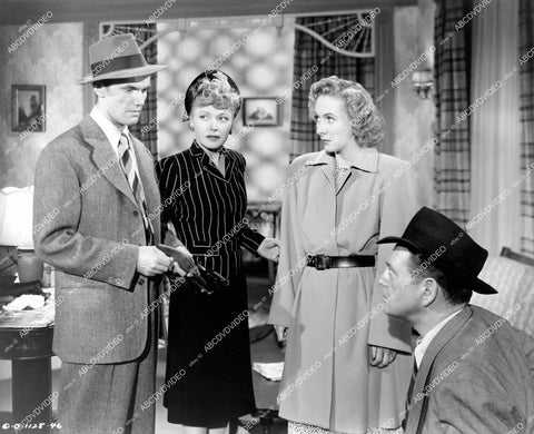 crp-24433 1947 Bernadene Hayes, John Kellogg, Karen Morley, Richard Dix film The Thirteenth Hour crp-24433