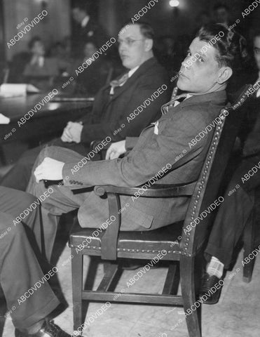 crp-02532 1931 crime photo Leo V Brothers in court Chicago slaying of reporter Alfred Lingle crp-02532