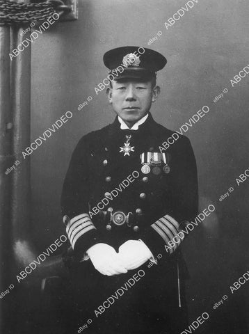 crp-02581 WWII photo Japanese Navy Capt Masaichi Niimi of HIJMS Yakumo crp-02581