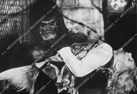 crp-02673 1980 man in ape/gorilla suit Prince Albert the Gorilla , Delia Coleridge TV Ryan's Hope crp-02673