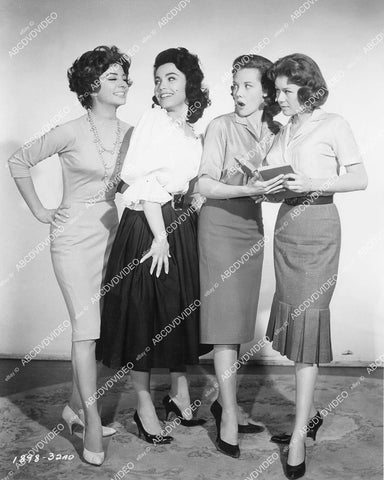 crp-00277 1960 college cuties Ziva Rodann Cathy Crosby Rhoda Williams Nancy Root film College Confidential crp-00277