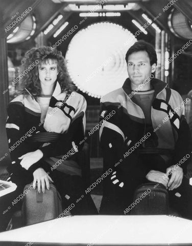 crp-03004 1989 Shanti Owen, William Bumiller in the cockpit TV Microcops crp-03004