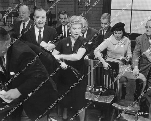 crp-00304 1960 photo news correspondents Lowell Redelings Jack Moffitt Sheilah Graham Harold Hefferman film College Confidential crp-00304