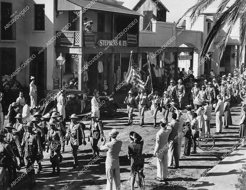 crp-03121 1942 military marching band sequence film Two Yanks in Trinidad crp-03121
